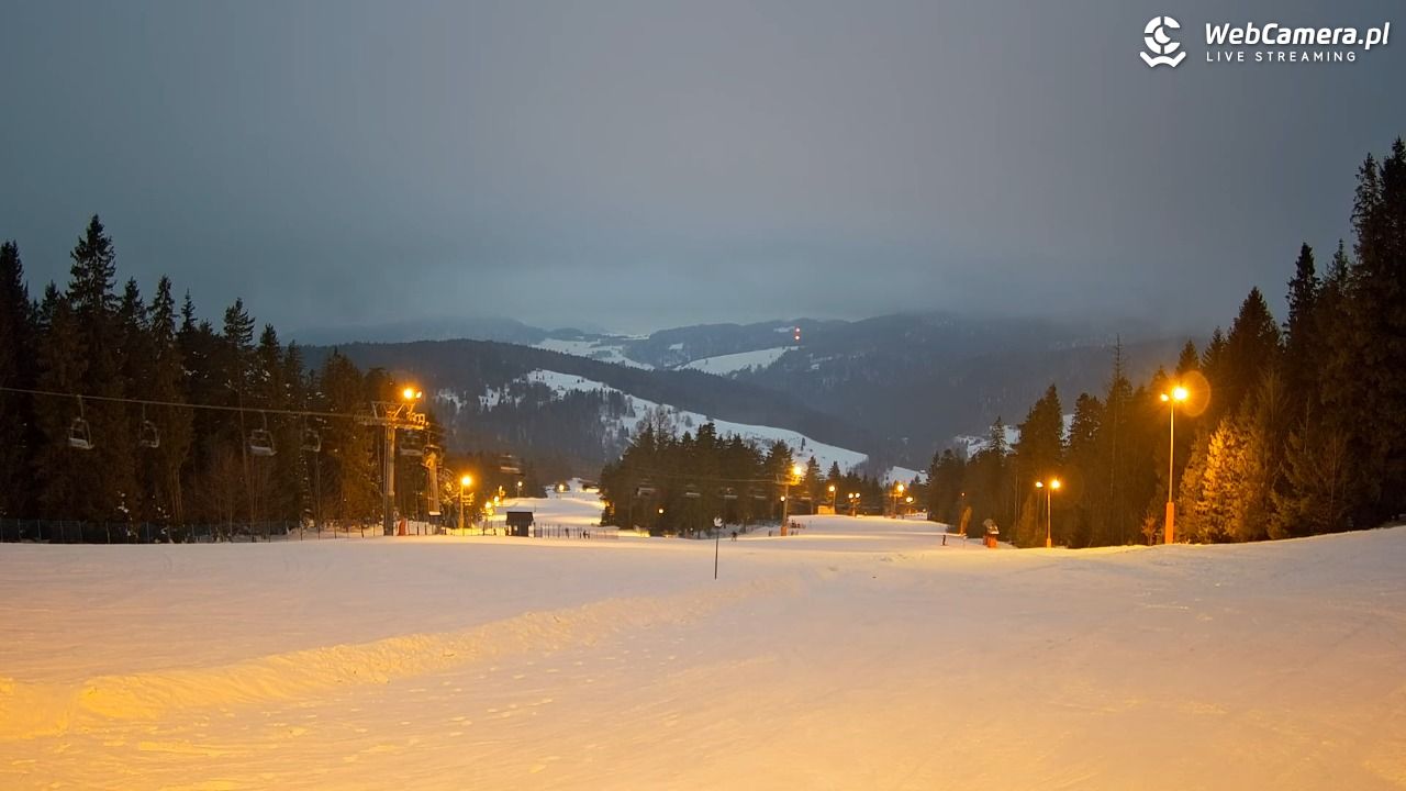 Wierchomla - widok na trasy - 23 styczeń 2026, 16:41