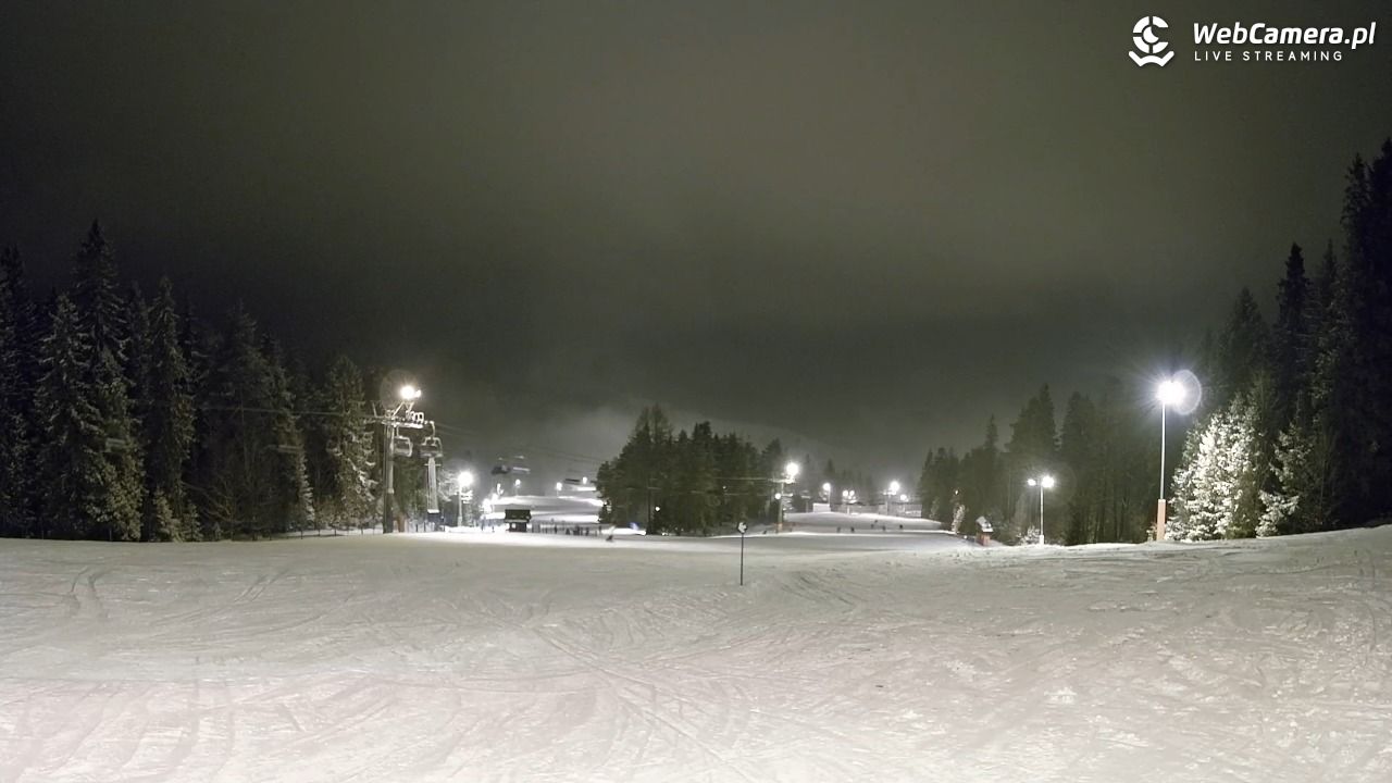 Wierchomla - widok na trasy - 19 luty 2026, 18:05