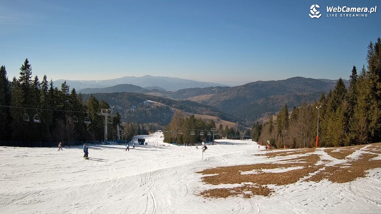 Wierchomla - widok na trasy - 28 luty 2026, 13:46