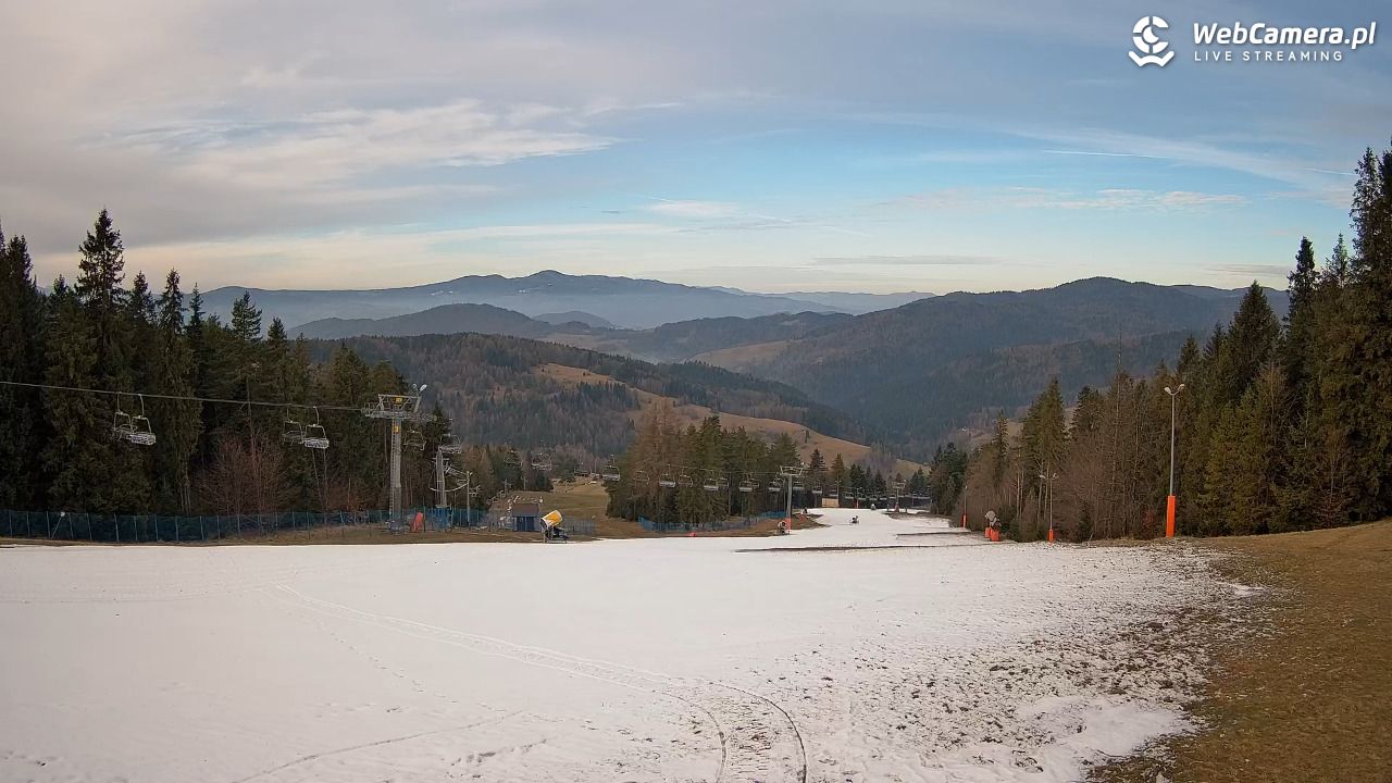 Wierchomla - widok na trasy - 18 grudzień 2025, 10:36