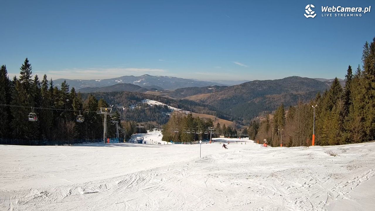 Wierchomla - widok na trasy - 26 luty 2026, 12:32