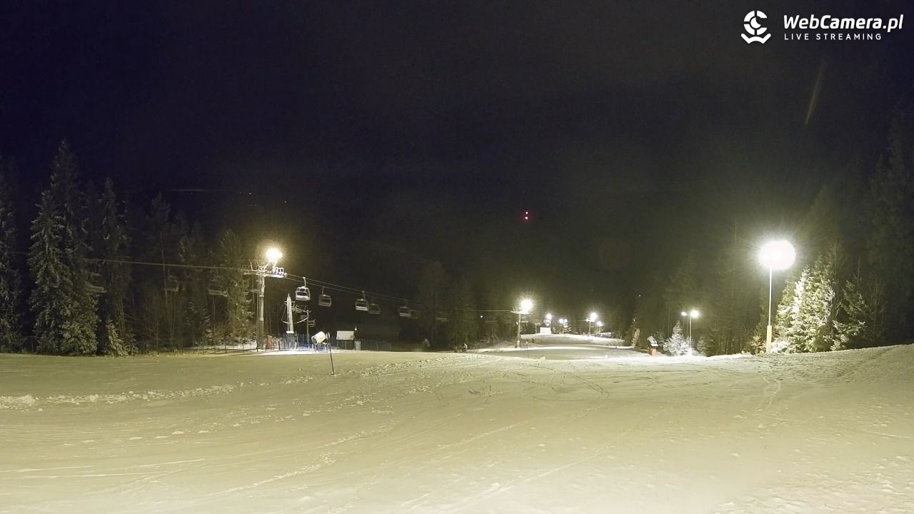 Wierchomla - widok na trasy - 26 grudzień 2025, 18:36