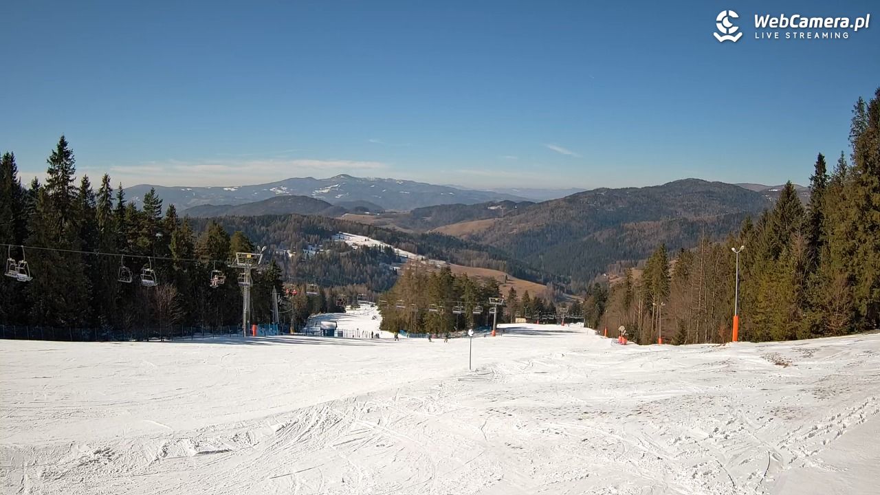 Wierchomla - widok na trasy - 26 luty 2026, 12:33