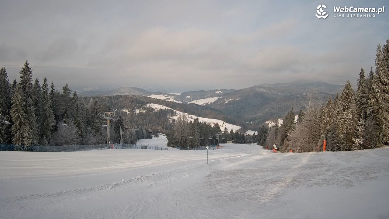 Wierchomla - widok na trasy - 16 luty 2026, 09:16