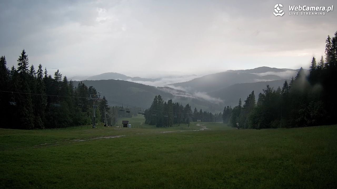 Wierchomla - widok na trasy - 10 czerwiec 2026, 20:33