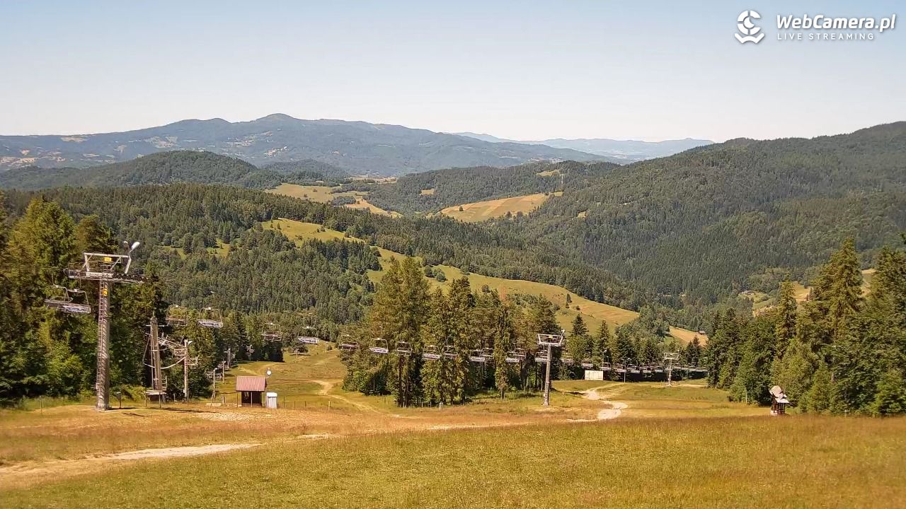 Wierchomla - widok na trasy - 01 lipiec 2025, 12:10