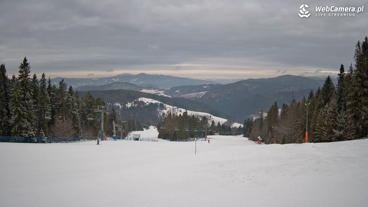 Wierchomla - widok na trasy - 22 luty 2026, 09:14