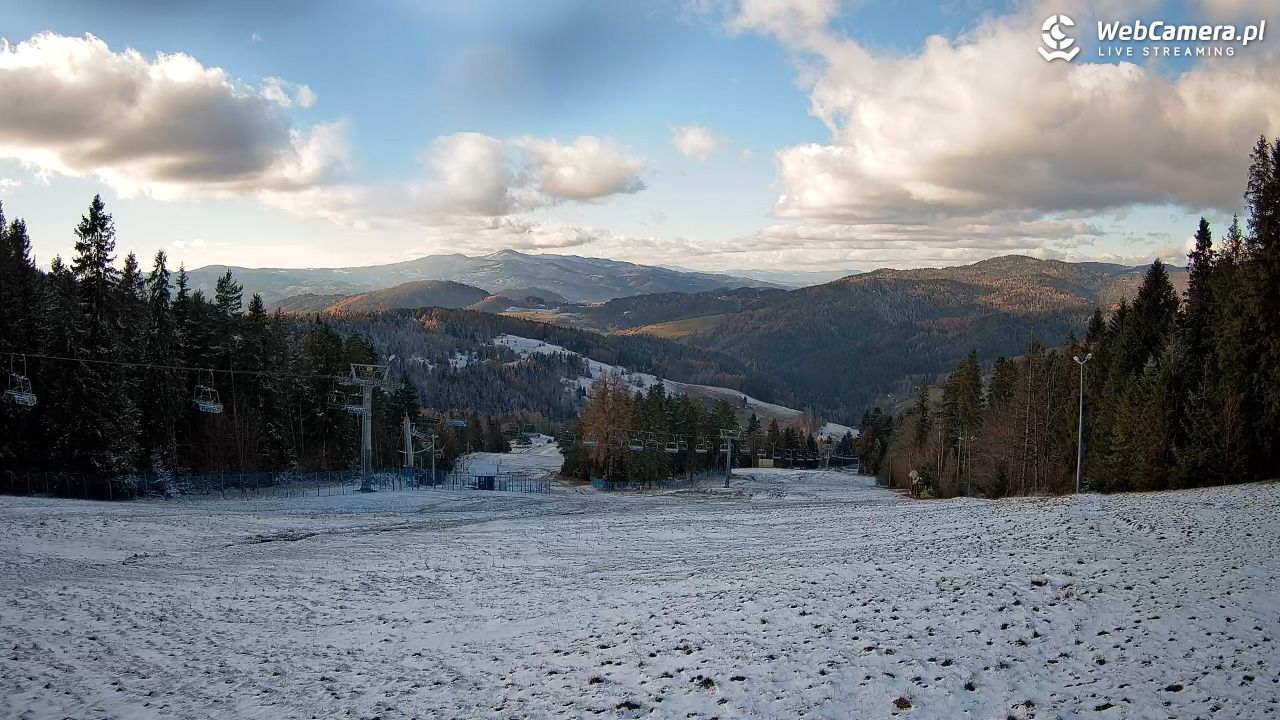 Wierchomla - widok na trasy - 18 listopad 2025, 13:31