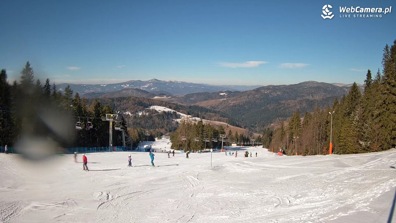 Wierchomla - widok na trasy - 26 luty 2026, 10:22