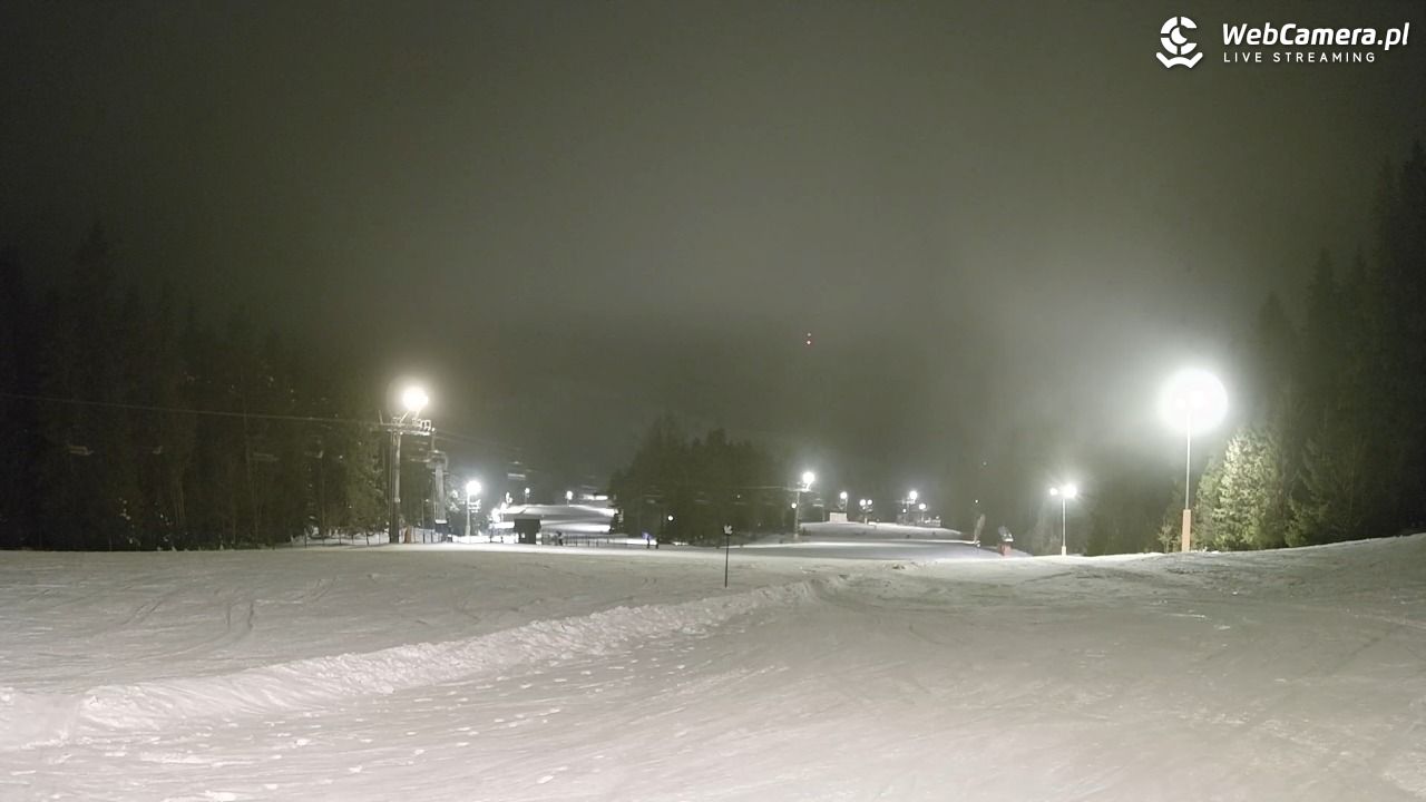 Wierchomla - widok na trasy - 23 styczeń 2026, 18:03