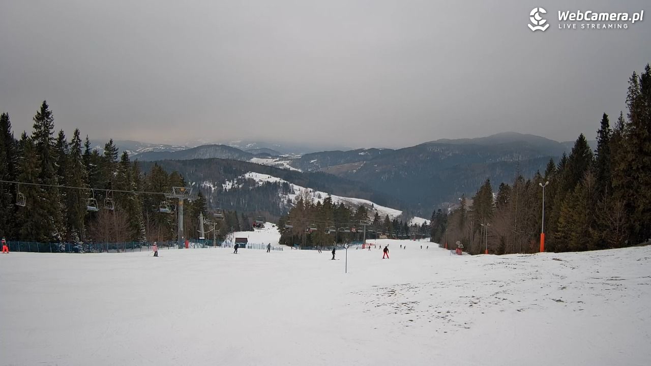 Wierchomla - widok na trasy - 21 luty 2026, 17:00