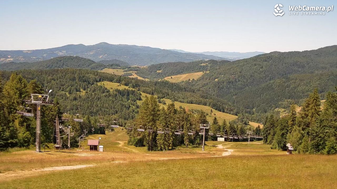 Wierchomla - widok na trasy - 01 lipiec 2025, 12:10