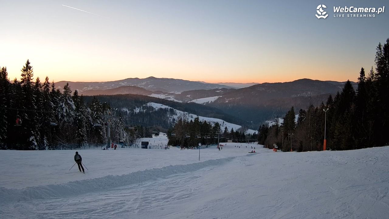 Wierchomla - widok na trasy - 18 styczeń 2026, 15:58