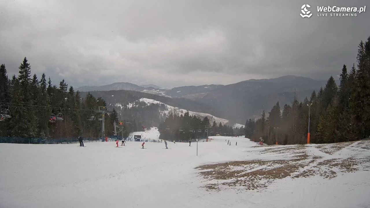 Wierchomla - widok na trasy - 18 luty 2026, 12:45