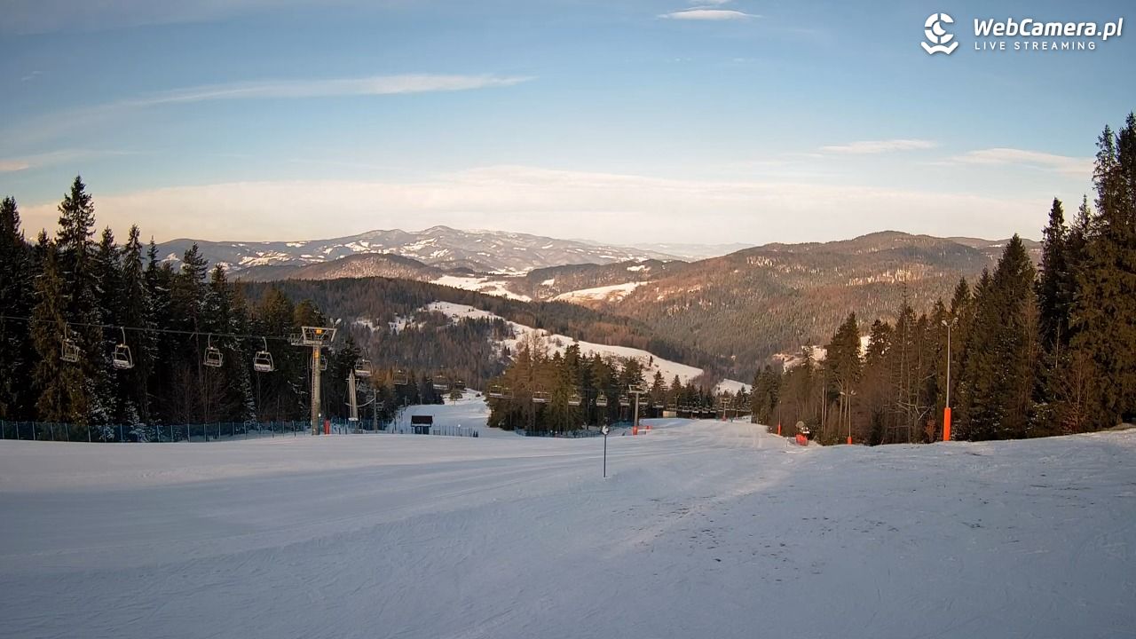 Wierchomla - widok na trasy - 21 luty 2026, 08:57