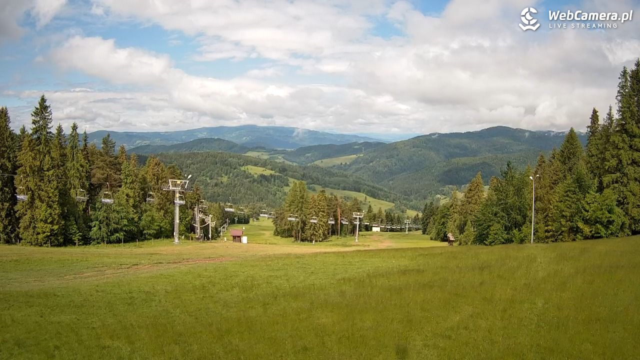 Wierchomla - widok na trasy - 13 czerwiec 2026, 10:24