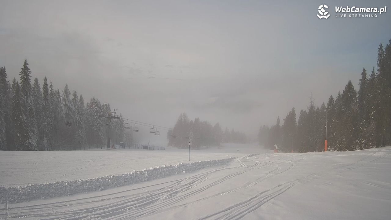 Wierchomla - widok na trasy - 15 styczeń 2026, 11:23