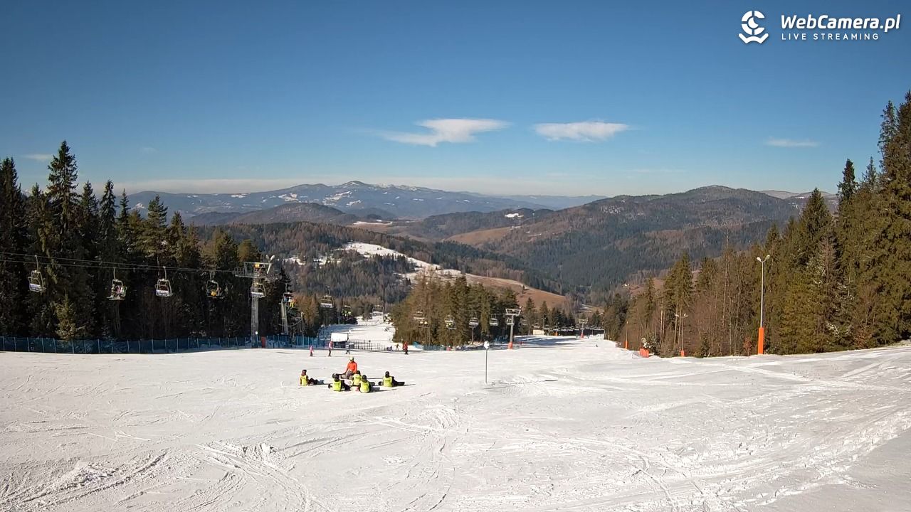 Wierchomla - widok na trasy - 26 luty 2026, 10:46