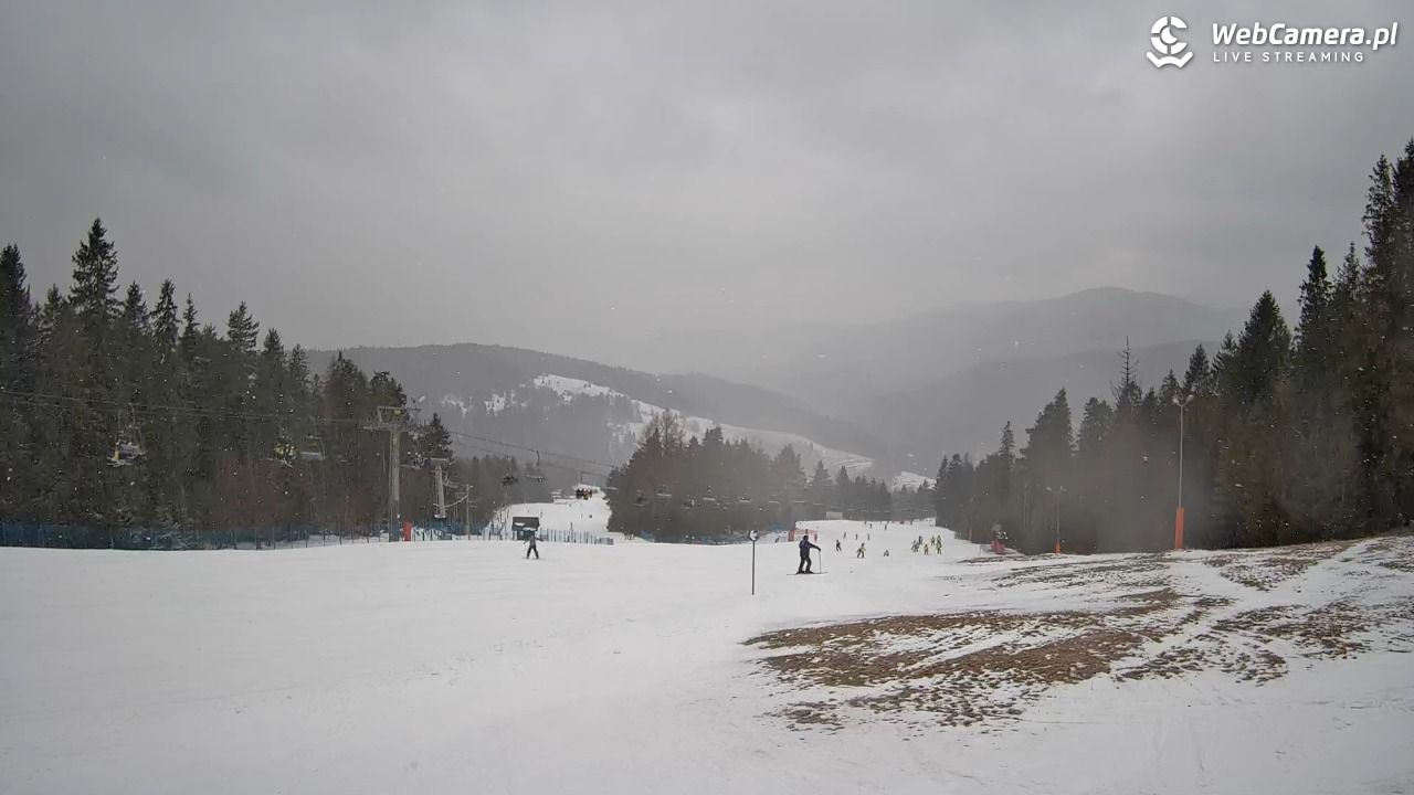 Wierchomla - widok na trasy - 18 luty 2026, 14:03