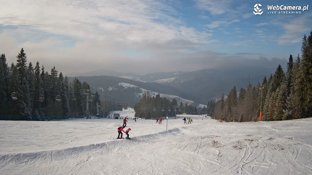 Wierchomla - widok na trasy - 09 luty 2026, 13:23
