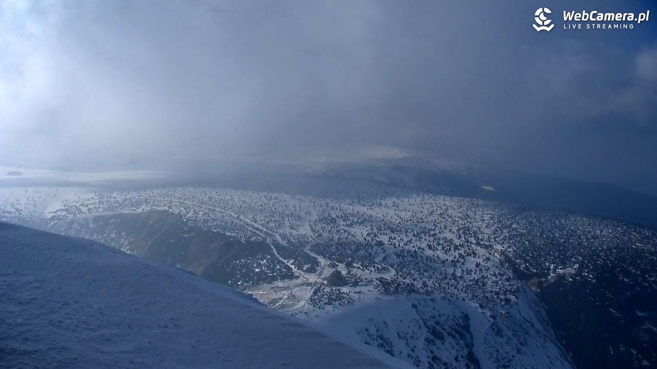 ŚNIEŻKA - widok z 1603 m n.p.m. - 18 marzec 2026, 14:49