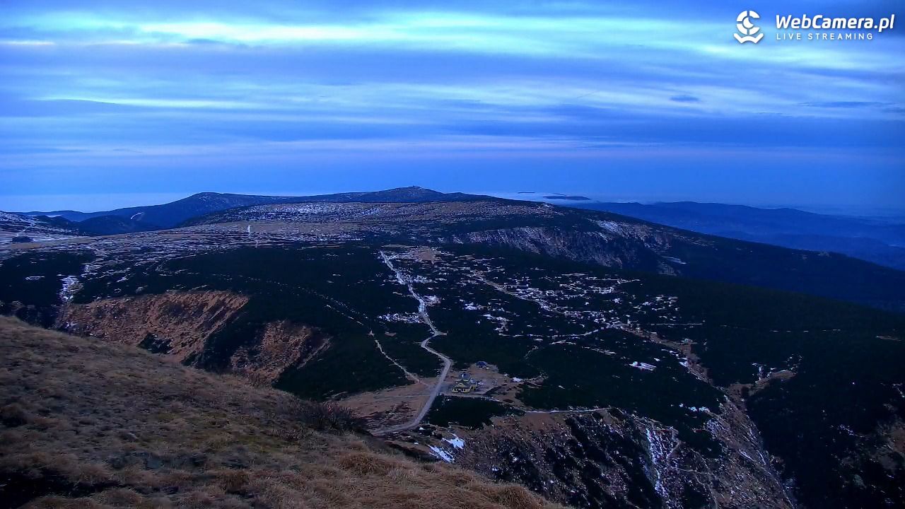 ŚNIEŻKA - widok z 1603 m n.p.m. - 17 grudzień 2025, 08:06