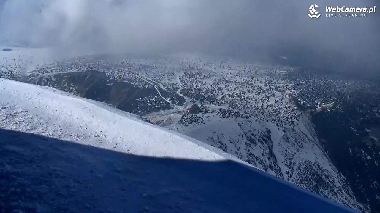 ŚNIEŻKA - widok z 1603 m n.p.m. - 18 marzec 2026, 13:58