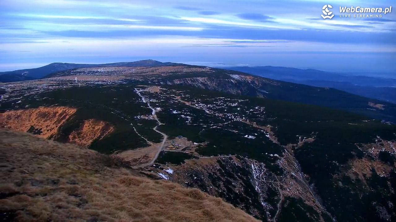 ŚNIEŻKA - widok z 1603 m n.p.m. - 17 grudzień 2025, 08:21