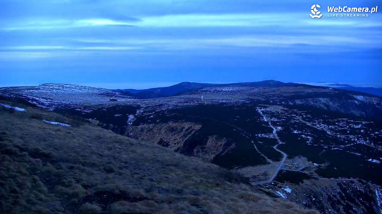 ŚNIEŻKA - widok z 1603 m n.p.m. - 17 grudzień 2025, 07:55
