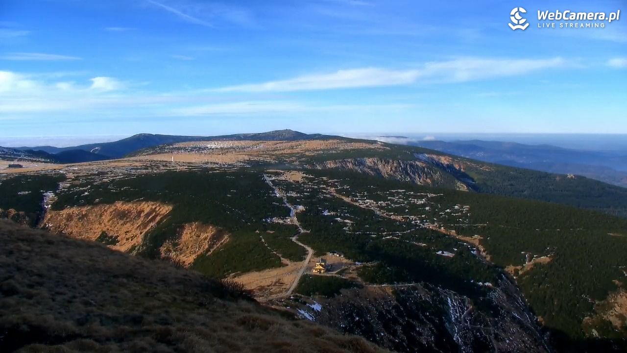 ŚNIEŻKA - widok z 1603 m n.p.m. - 17 grudzień 2025, 10:48