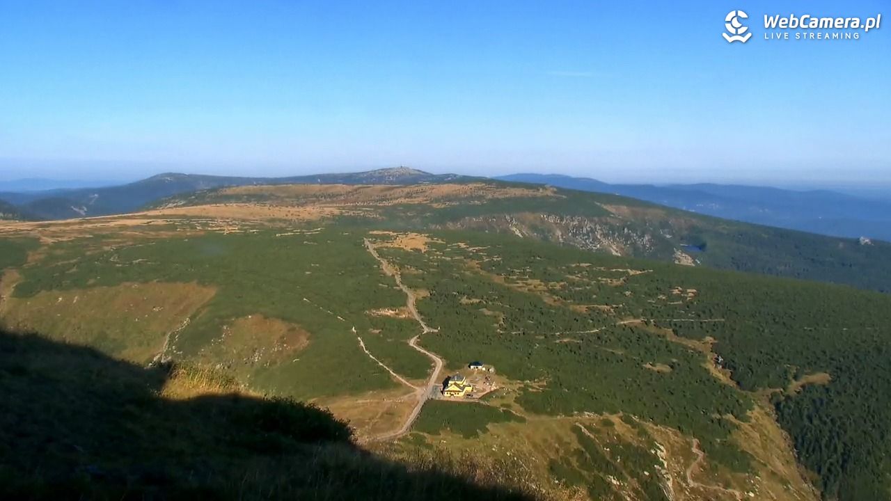 ŚNIEŻKA - widok z 1603 m n.p.m. - 09 wresień 2025, 08:10