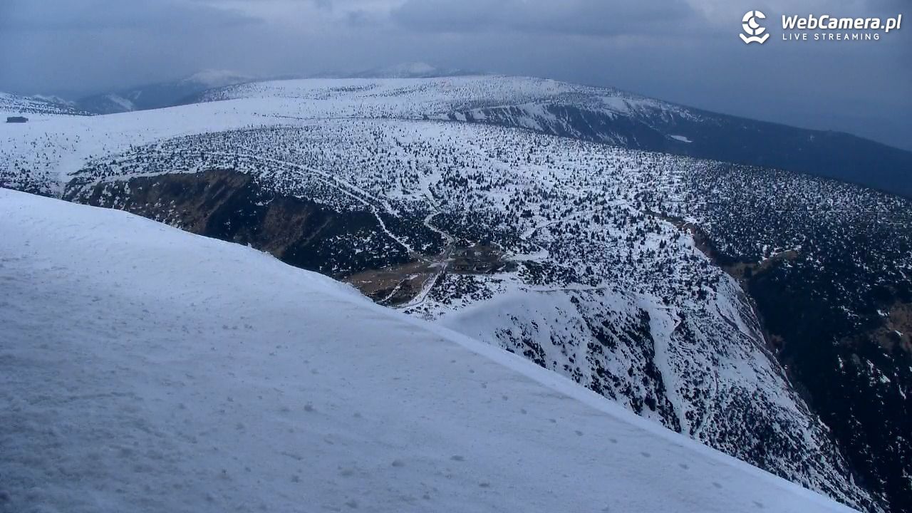 ŚNIEŻKA - widok z 1603 m n.p.m. - 20 marzec 2026, 13:23