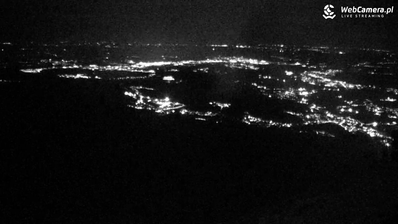 ŚNIEŻKA - widok z 1603 m n.p.m. - 29 październik 2025, 21:33