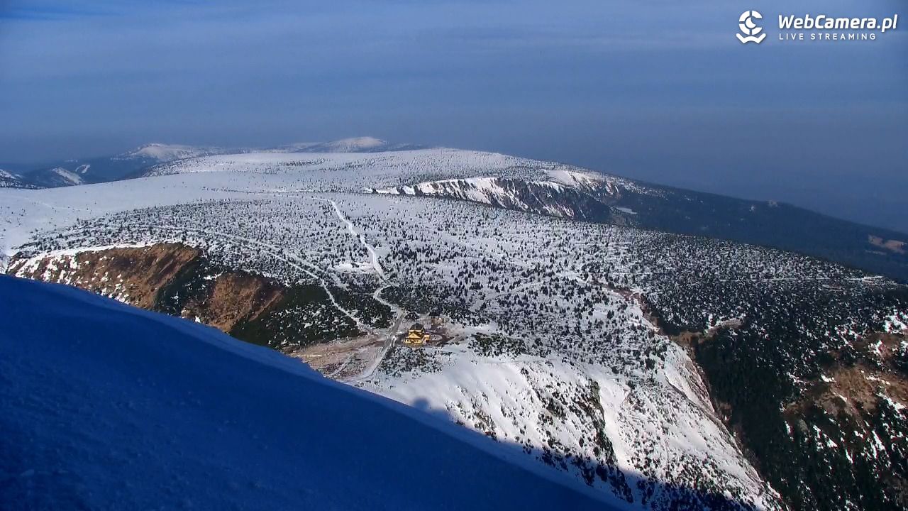 ŚNIEŻKA - widok z 1603 m n.p.m. - 19 marzec 2026, 08:12