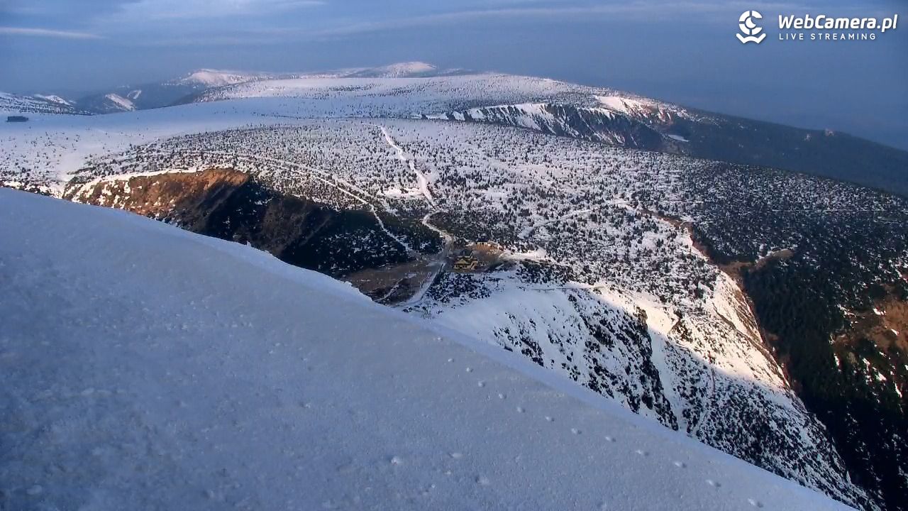 ŚNIEŻKA - widok z 1603 m n.p.m. - 20 marzec 2026, 06:58