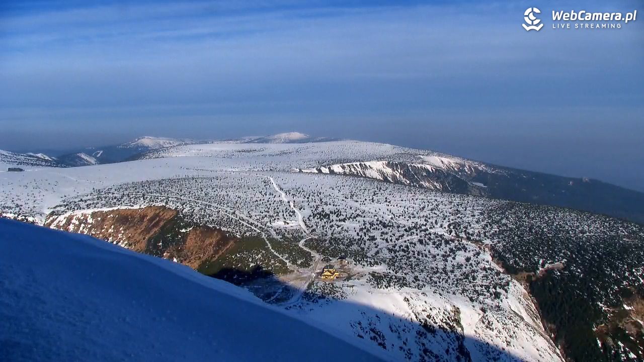 ŚNIEŻKA - widok z 1603 m n.p.m. - 19 marzec 2026, 07:36