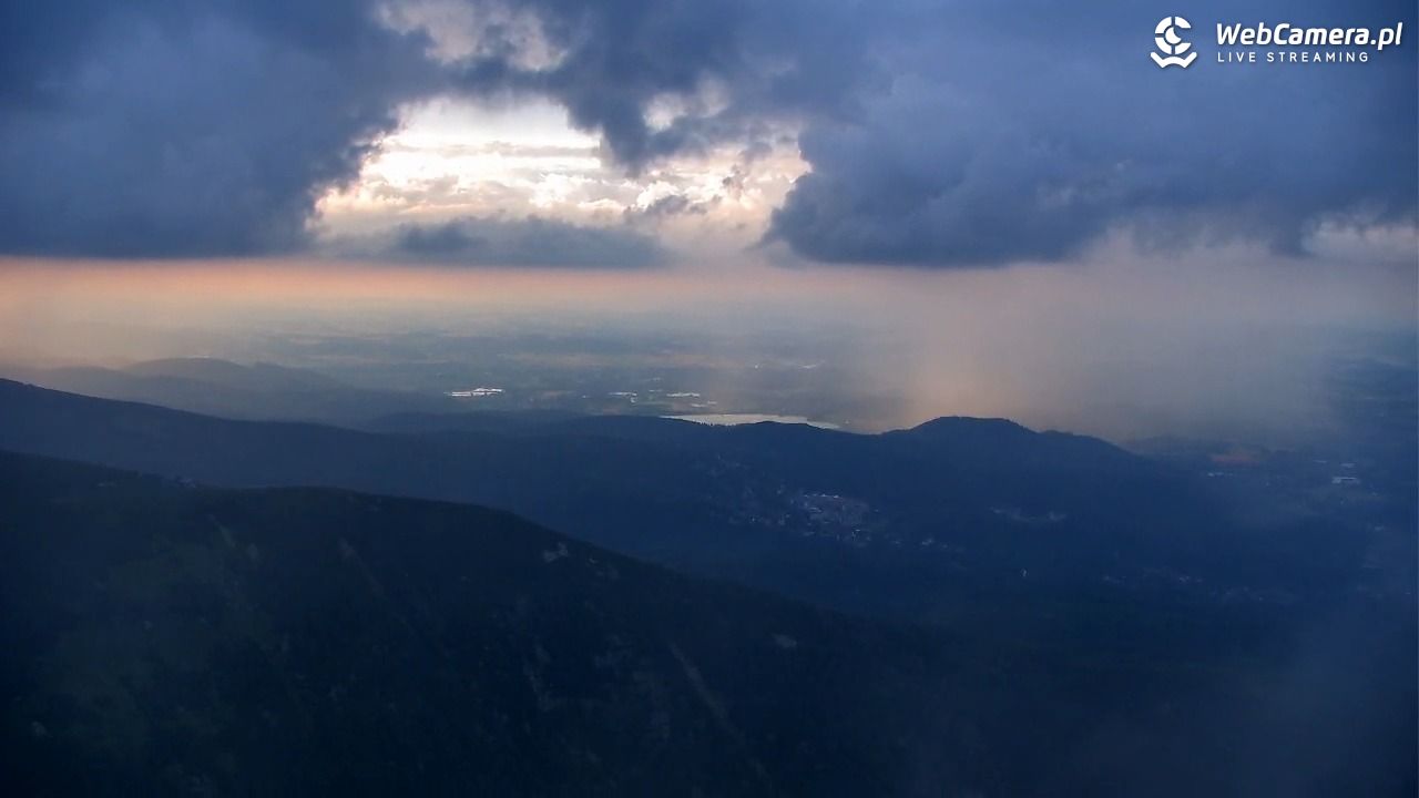 ŚNIEŻKA - widok z 1603 m n.p.m. - 25 lipiec 2025, 19:47