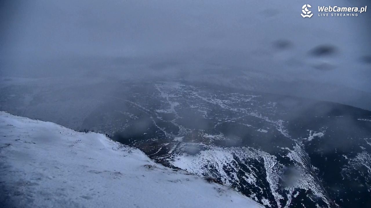 ŚNIEŻKA - widok z 1603 m n.p.m. - 30 październik 2025, 07:31