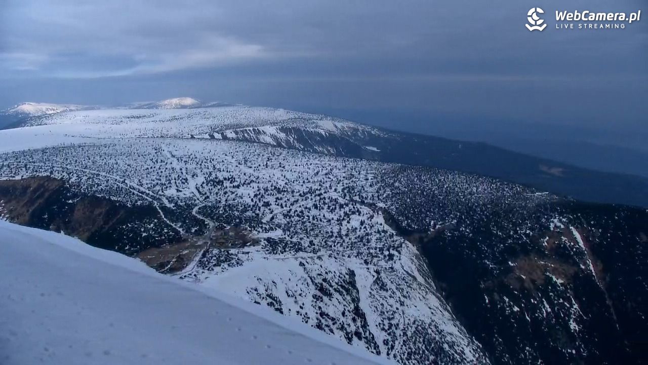 ŚNIEŻKA - widok z 1603 m n.p.m. - 20 marzec 2026, 08:16