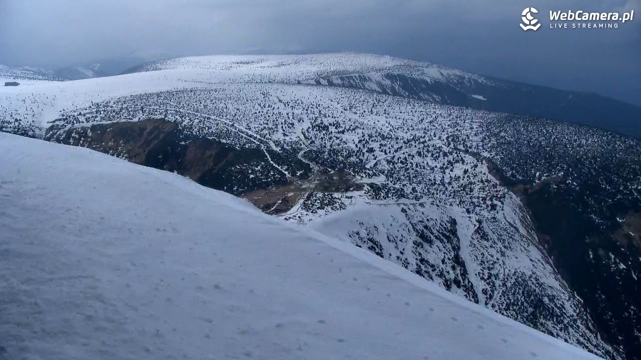 ŚNIEŻKA - widok z 1603 m n.p.m. - 20 marzec 2026, 13:39