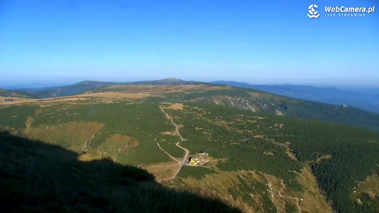 ŚNIEŻKA - widok z 1603 m n.p.m. - 09 wresień 2025, 08:05