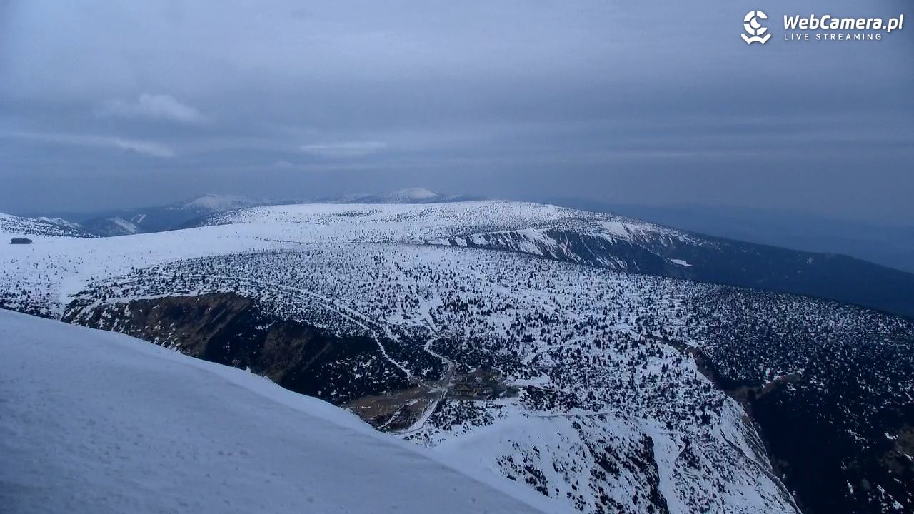 ŚNIEŻKA - widok z 1603 m n.p.m. - 20 marzec 2026, 08:53