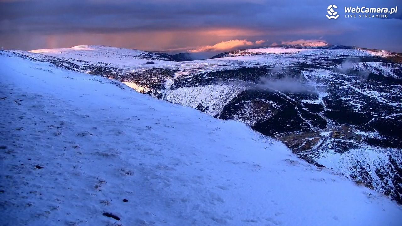 ŚNIEŻKA - widok z 1603 m n.p.m. - 30 październik 2025, 06:56