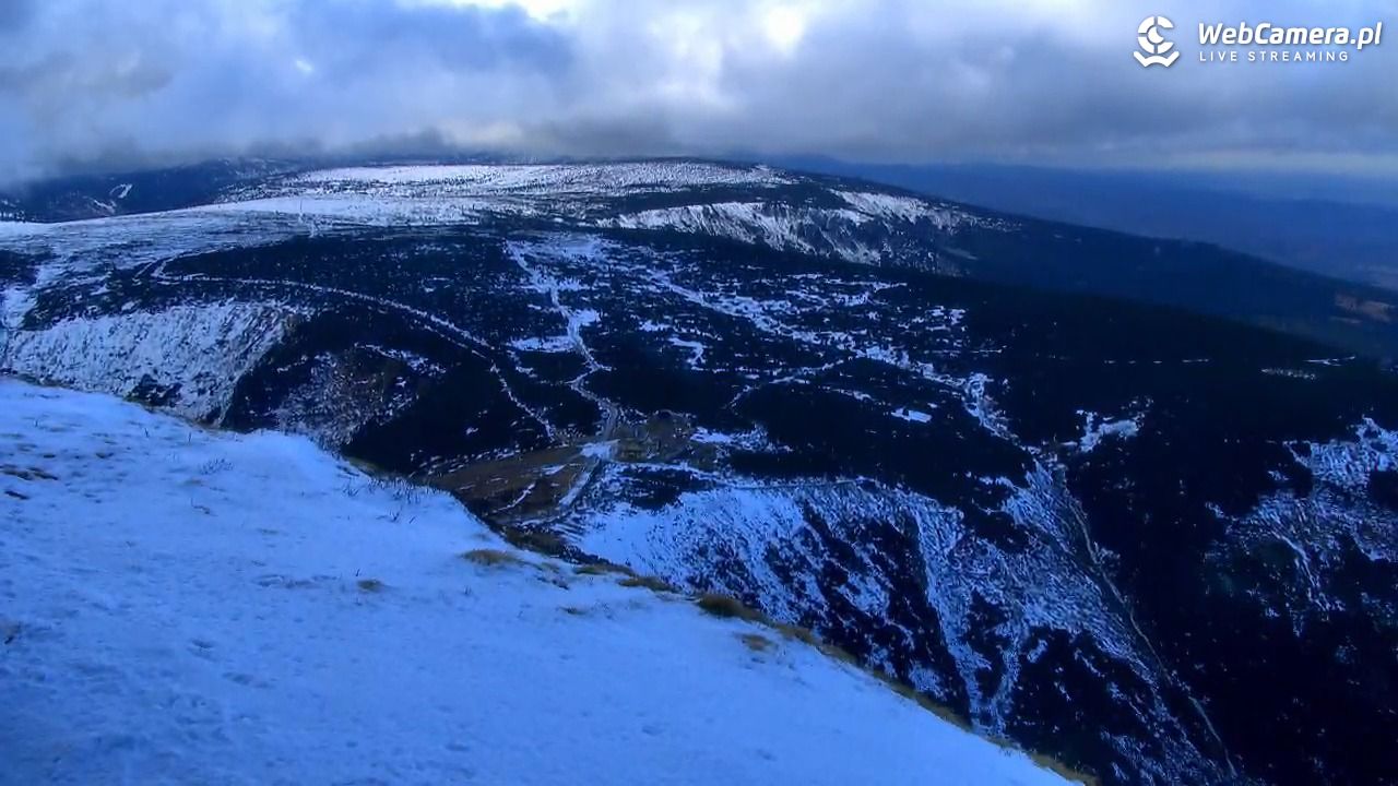 ŚNIEŻKA - widok z 1603 m n.p.m. - 30 październik 2025, 13:55