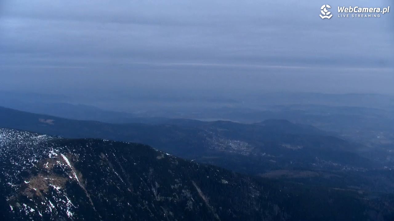 ŚNIEŻKA - widok z 1603 m n.p.m. - 20 marzec 2026, 08:07