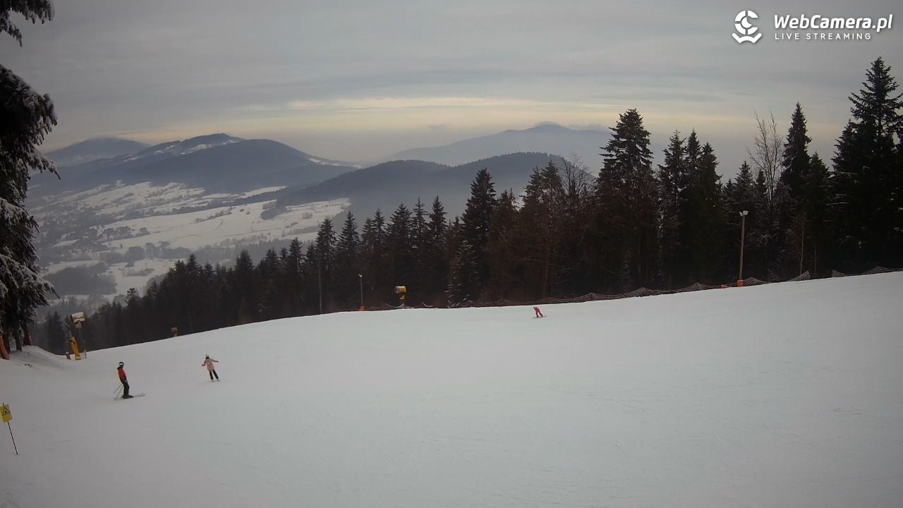 Kasina SKI - widok na trasy NOWOŚĆ - 04 luty 2026, 13:09