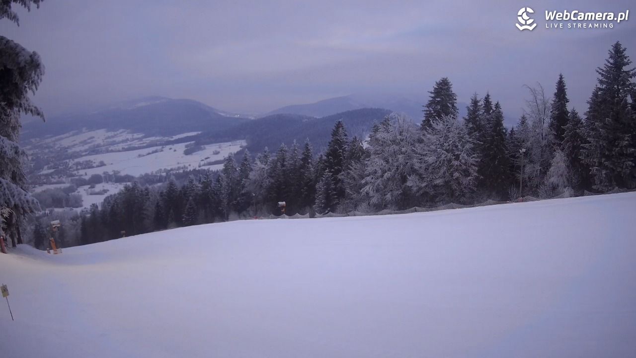 Kasina SKI - widok na trasy NOWOŚĆ - 02 luty 2026, 16:44