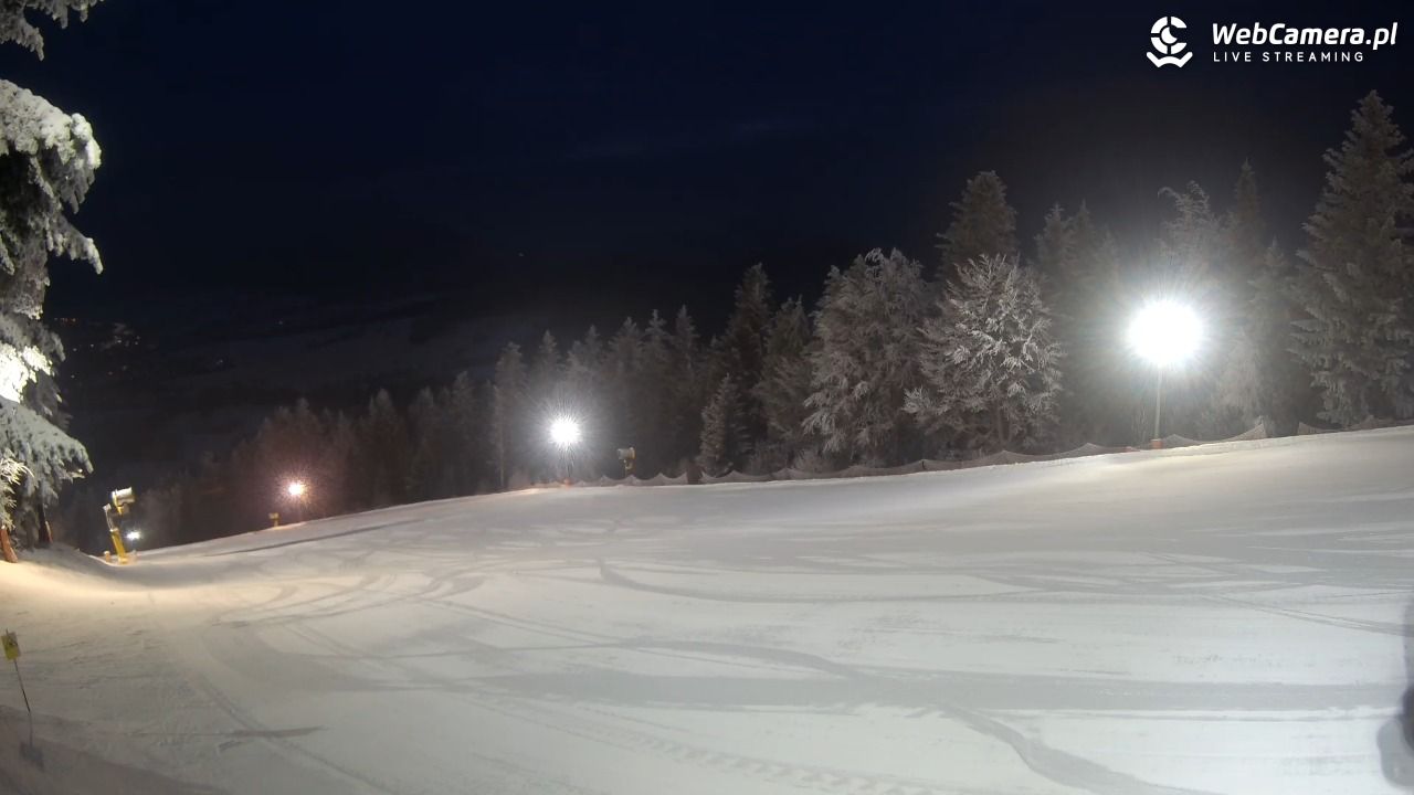 Kasina SKI - widok na trasy NOWOŚĆ - 02 luty 2026, 17:17