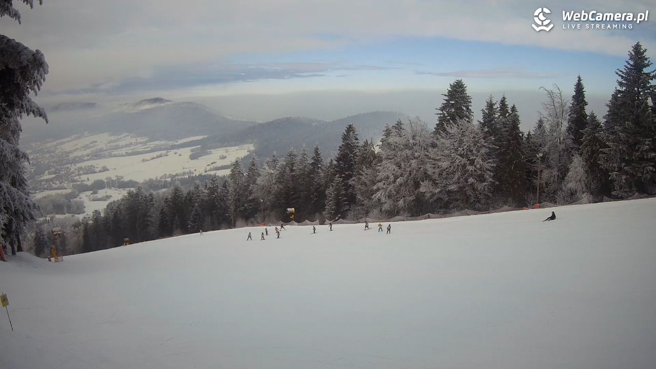 Kasina SKI - widok na trasy NOWOŚĆ - 02 luty 2026, 12:30