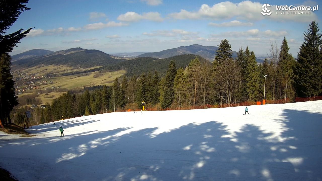 Kasina SKI - widok na trasy NOWOŚĆ - 21 marzec 2026, 11:49
